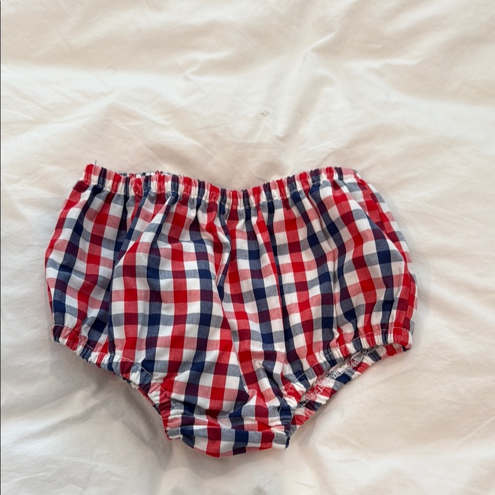 Baby monogrammed “LJC” diaper cover